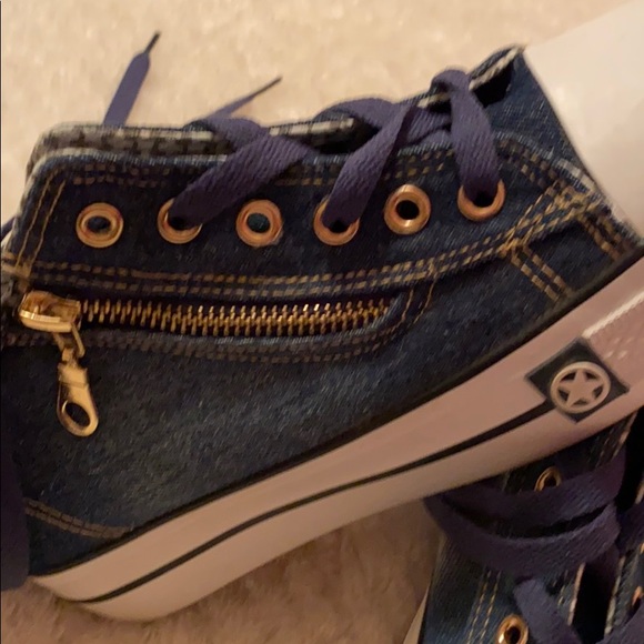 🌸🌸Mengsai Sneakers-Zip Sides Size 7🌸🌸NWOT - Picture 2 of 7